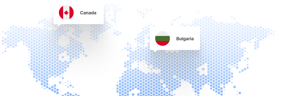 MTX Finance offices in Canada and Bulgaria